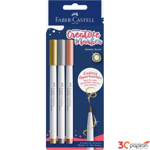 Faber-Castell  filctoll készle ecsethegy / 3 darabos 161005