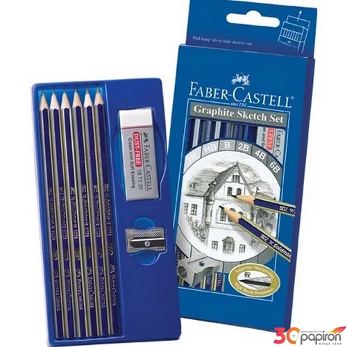 Faber-Castell grafitceruza Goldfaber 1221 8db-os készlet AG-grafitceruza vázlat szett 114000