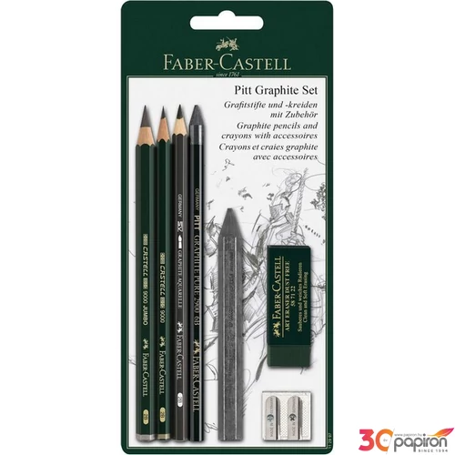 Faber-Castell Grafitkészlet 7db-os PITT bliszterben 112997
