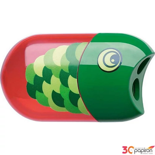 Faber-Castell hegyező 2lyukú tartályos halas. prémium minőségű termék 183525