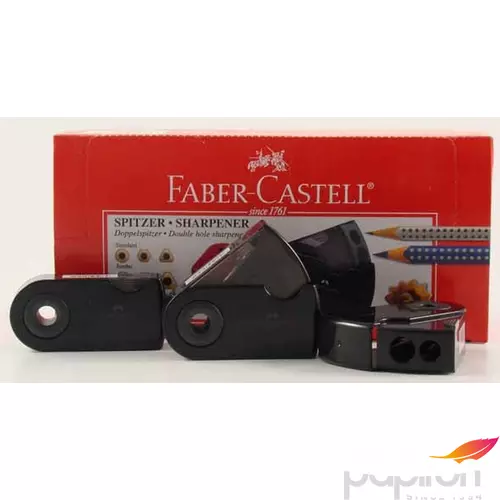 Faber-Castell hegyező 2lyukú tartályos szétnyitható prémium minőségű termék 182701