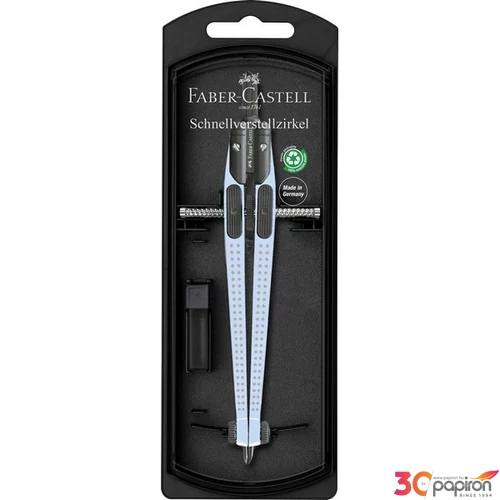 Faber-Castell körző készlet gyorsállítóval GRIP égkék 2024