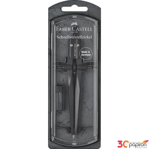 Faber-Castell körző készlet STREAM fekete kő prémium minőségű termék 174530