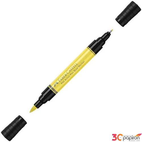 Faber-Castell művész filctoll Ag-Kétvégű Pitt 104 Világossárga