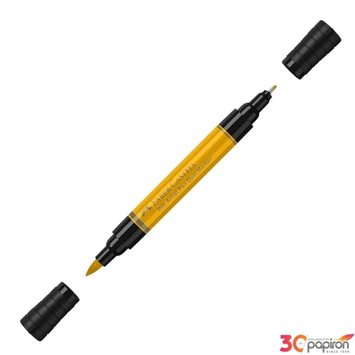 Faber-Castell művész filctoll Ag-Kétvégű Pitt 109 Sötét Krómsárga