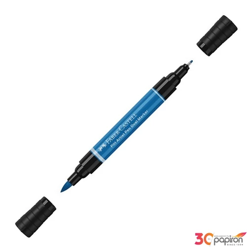 Faber-Castell művész filctoll Ag-Kétvégű Pitt 110 Phthalo Kék