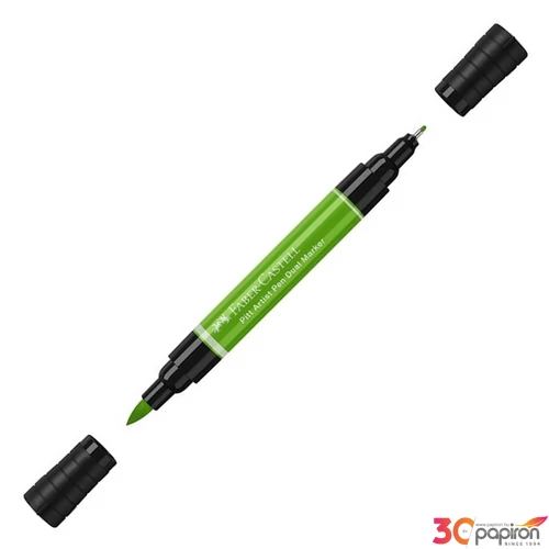 Faber-Castell művész filctoll Ag-Kétvégű Pitt 112 Levélzöld