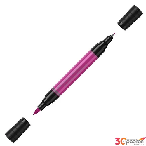 Faber-Castell művész filctoll Ag-Kétvégű Pitt 125 Közép Lilás rózsaszín