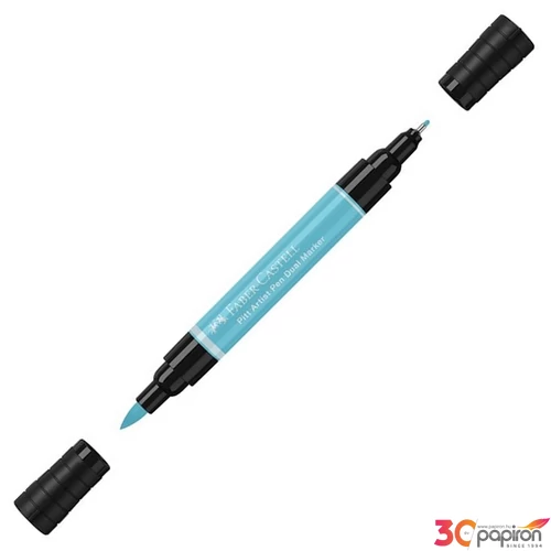 Faber-Castell művész filctoll Ag-Kétvégű Pitt 154 Világos kobalt türkiz