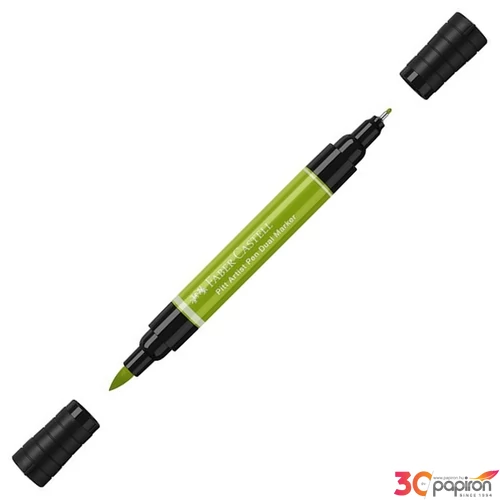 Faber-Castell művész filctoll Ag-Kétvégű Pitt 170 Májuszöld