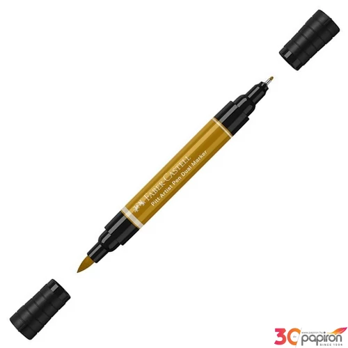 Faber-Castell művész filctoll Ag-Kétvégű Pitt 268 Zöldes Arany