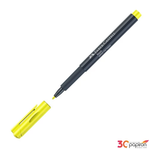 Faber-Castell művész filctoll AG, Creative Studio neon sárga 1,5mm hegyvastagság (107)