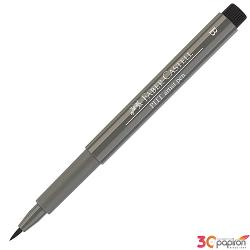 Faber-Castell művész filctoll Pitt tintás -B- meleg középszürke AG-Pitt 167473