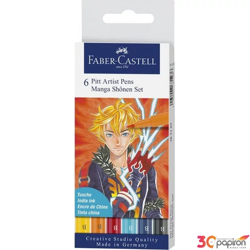 Faber-Castell művészfilc szett 6db Manga Shonen 167157