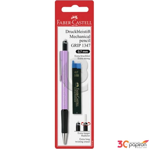 Faber-Castell nyomósiron 0,7mm Grip 1347 0,7mm + HB betét Mechanikus ceruza 134794