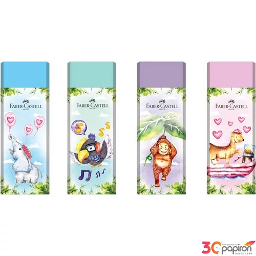 Faber-Castell Radír PVC-free FC-Radír VIDÁM DZSUNGEL prémium minőségű termék 188739