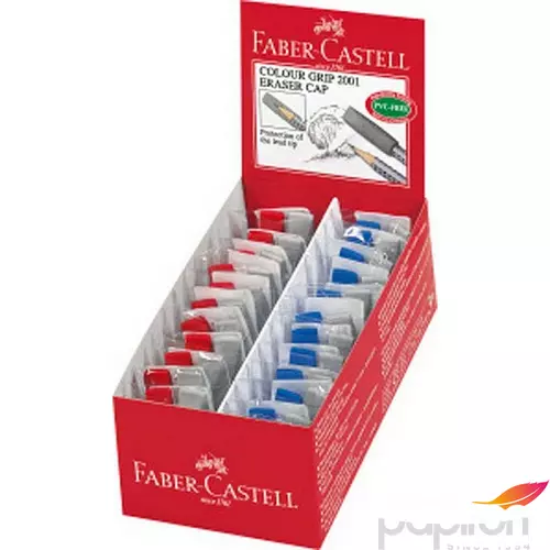Faber-Castell radír Grip 2001 kupakradír színes 2db-os. forg prémium minőségű termék 187001