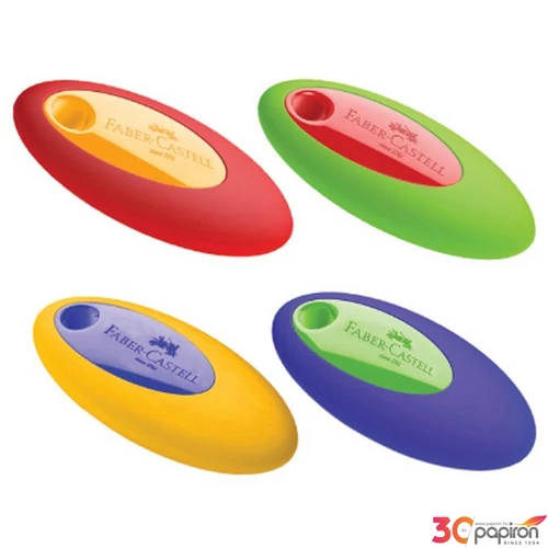 Faber-Castell radír PVC mentes ovális színes prémium minőségű termék 182330