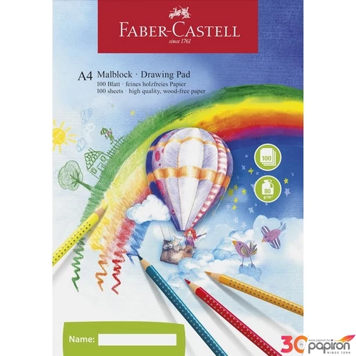 Faber-Castell rajzfüzet A4 80gr 100ív prémium minőségű termék 212049