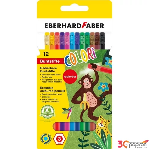 Eberhard Faber színes ceruza 12db-os, radíros Colori