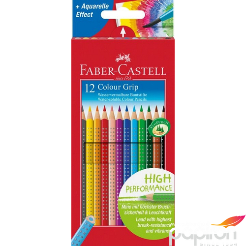 Faber-Castell színes ceruza 12db Grip 2001 Akvarell 112412 112 412 112 412
