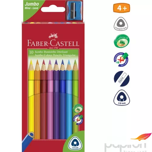 Faber-Castell színes ceruza 12db készlet várak vár törésállóheggyel 120112/120112LE 120112