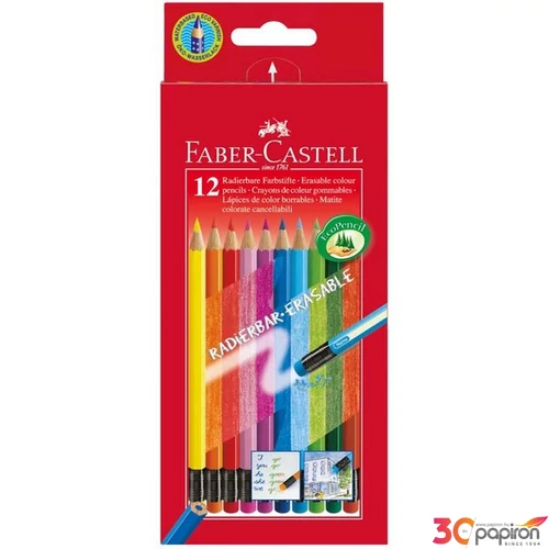 Faber-Castell színes ceruza 12db radíros véggel . 116612
