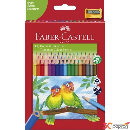 Faber-Castell színes ceruza 36db-os ECO háromszögletű 120536