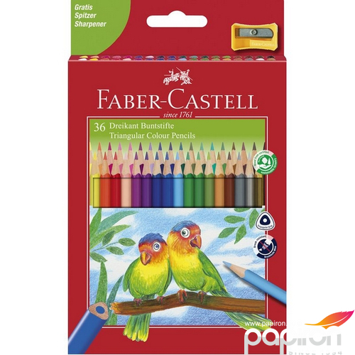 Faber-Castell színes ceruza 36db-os ECO háromszögletű 120536
