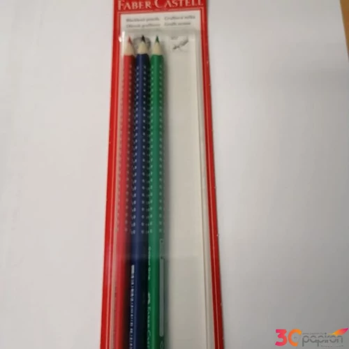 Faber-Castell színes ceruza 3db-os szett, piros kék zöld Grip 2001