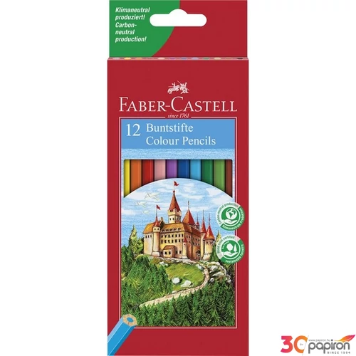 Faber-Castell színes ceruza 12db készlet várak vár törésállóheggyel 120112/120112LE