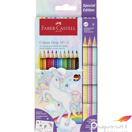 Faber-Castell színesceruza 10+3Db-Os Grip Unikornis 2023 
