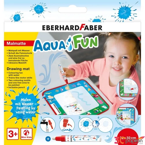 Eberhard-Faber színező szőnyeg 32x32cm, Aqua Fun