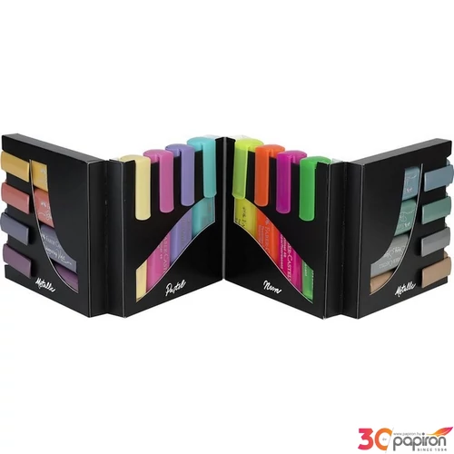 Faber-Castell szövegkiemelő 16db-os 1546 Neon-, Pasztell Metál 2024