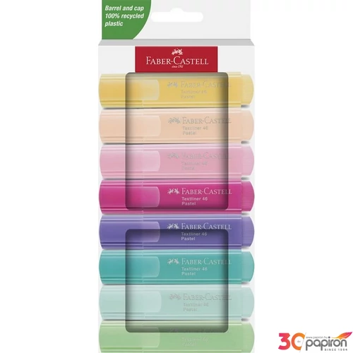 Faber-Castell szövegkiemelő 8db-os 1546 pasztell 2024