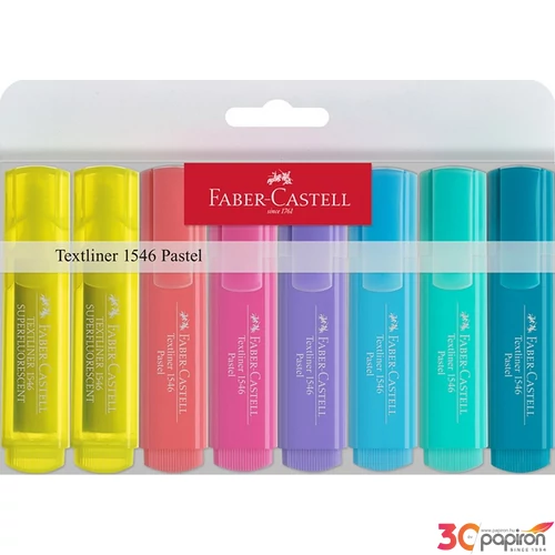 Faber-Castell szövegkiemelő 8db Textliner 1546 Textliner 1546 Pastel 154681