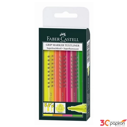 Faber-Castell szövegkiemelő Grip 1543 4db Highlighter. 154304