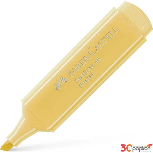 Faber-Castell szövegkiemelő Textliner 1546 / Pastel vanilia Highlighter darabos 154667