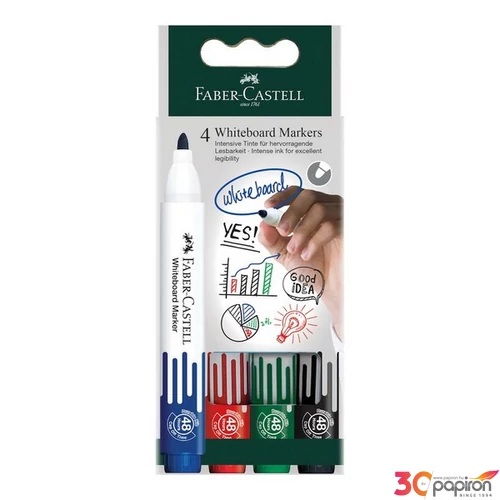 Faber-Castell táblafilc készlet, 4db-os W20
