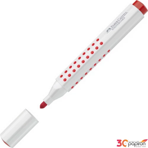 Faber-Castell táblafilc Grip 1583 kerek h. piros 158321
