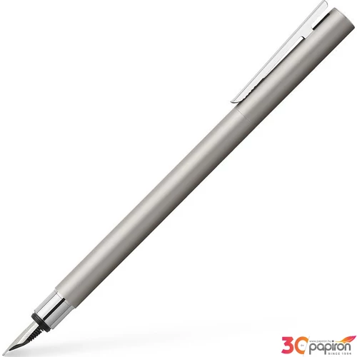 Faber-Castell töltőtoll Neo Slim rozsdamentes acél test matt M 342100