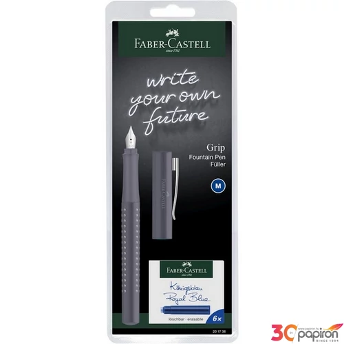 Faber-Castell töltőtoll Tintapatron GRIP 2010 "Harmónia M klf. Szín BL.