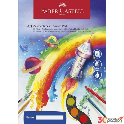 Faber-Castell vázlatfüzet A3 100gr 10ív prémium minőségű termék 212047