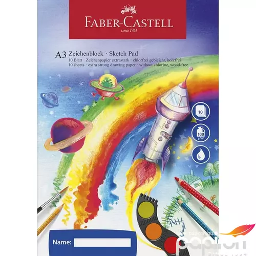 Faber-Castell vázlatfüzet A3 100gr 10ív prémium minőségű termék 212047