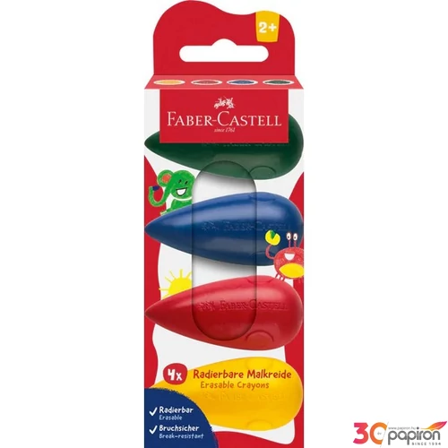 Faber-Castell Zsírkréta 4db-os készlet marok 2+ 