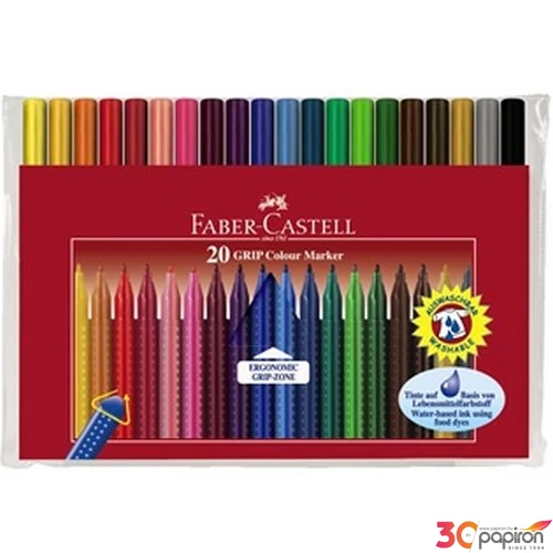 Faber-Castell filckészlet 20db Grip rostiron 155320 155320