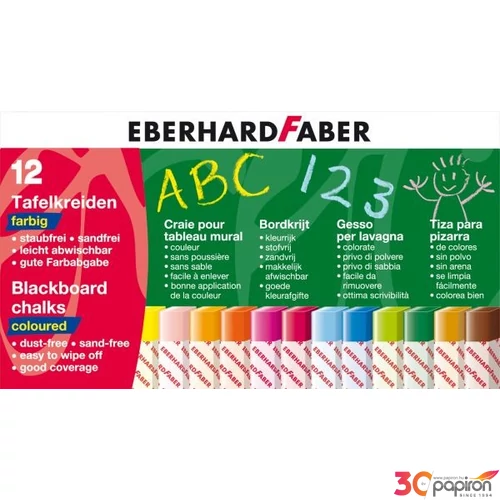Eberhard Faber táblakréta szín 12db színes készlet E526000