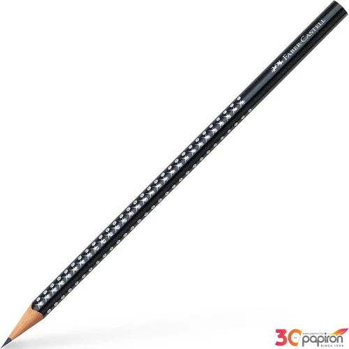 Faber-Castell grafitceruza B Sparkle metal fekete 118219
