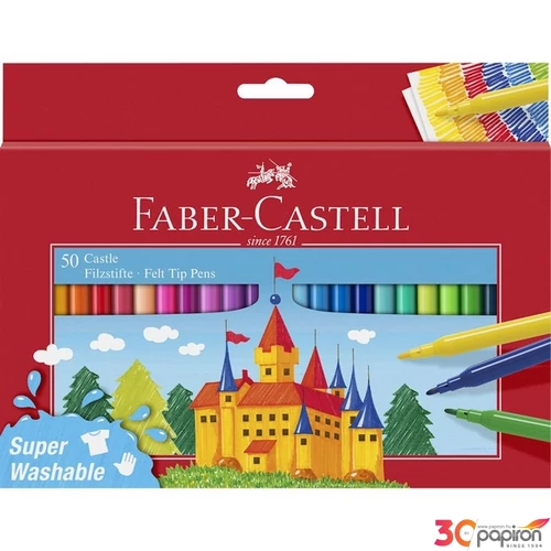 Faber Castell filckészlet 50db-os kastélyos filctoll készlet 554204