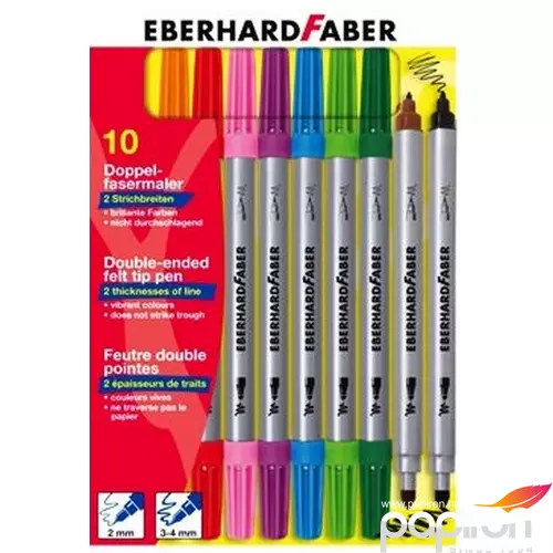 Eberhard Faber filckészlet 10db duplavégű Eberhard Faber E550010